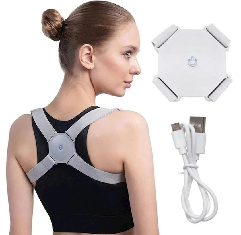 Rechargeable Smart Sensor Posture Upper Back Brace Support for Men and Women Pain Relief