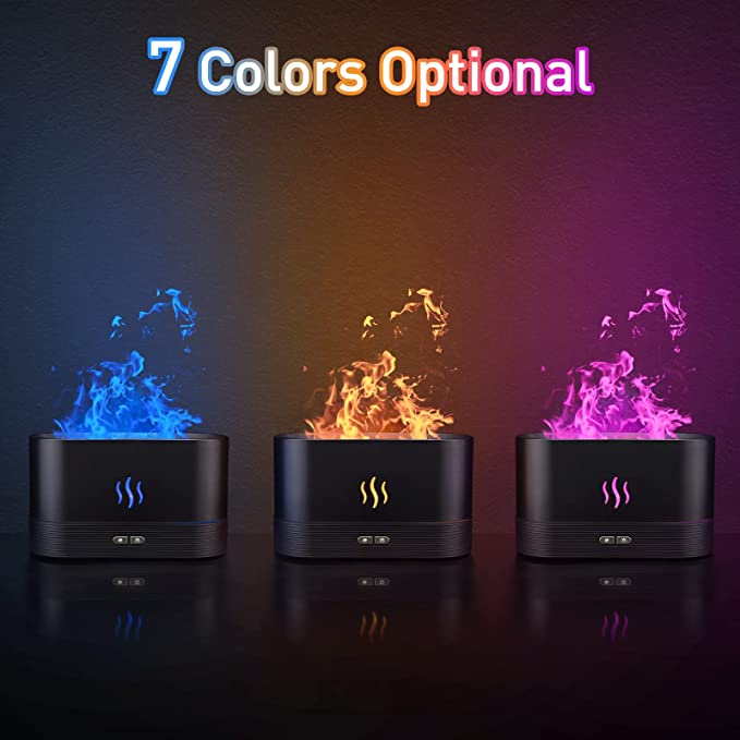 RGB Flame Humidifier and Aroma Diffuser (FREE HOME DELIVERY)
