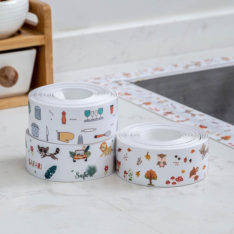 ( FREE HOME DELIVERY ) Self Adhesive Printed Sealing Waterproof Tape - 3 Meters length